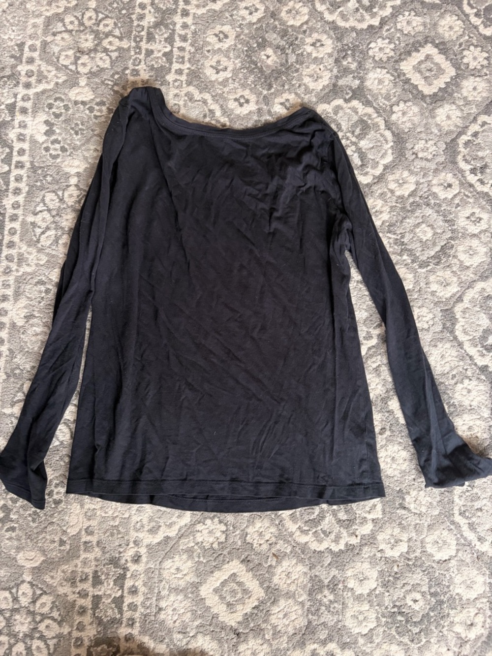 LOFT Black Long Sleeve Women's Top